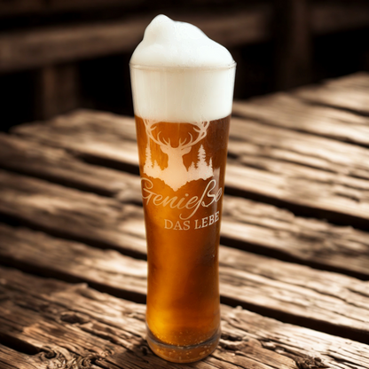 Weizenglas graviert mit individueller Gravur