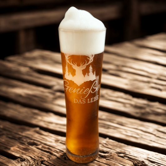 Weizenglas graviert mit individueller Gravur