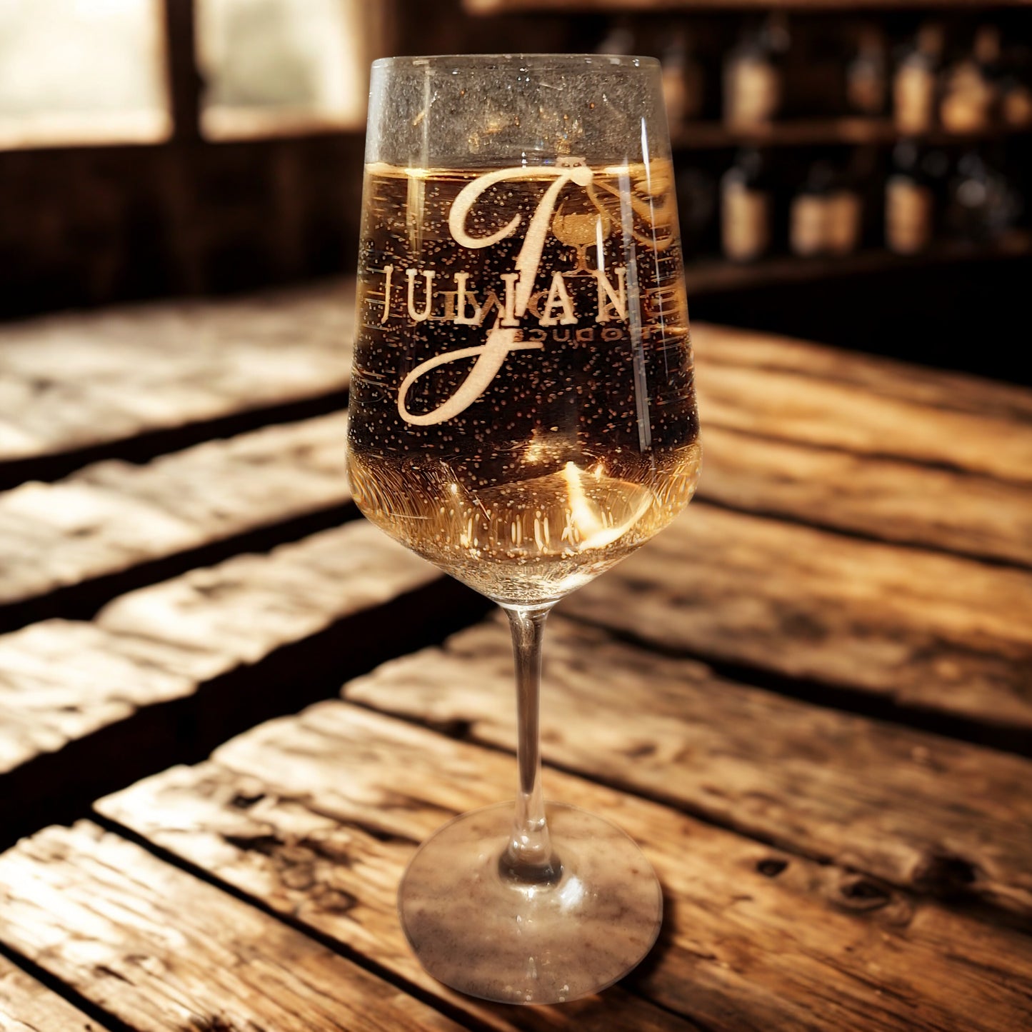 Weißweinglas mit Gravur für Geschenke und besondere Anlässe