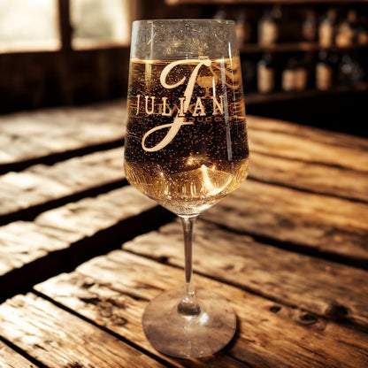 Weißweinglas mit Gravur für Geschenke und besondere Anlässe