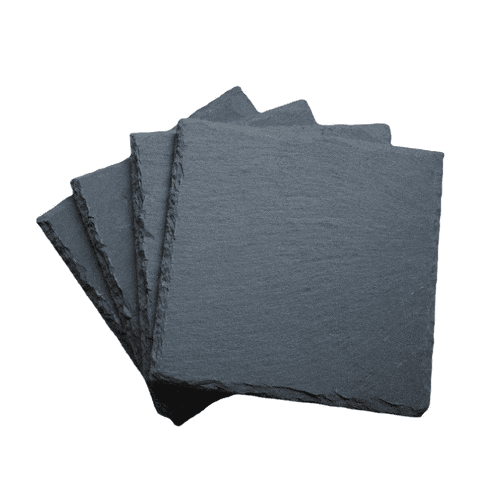 Schieferuntersetzer mit Gravur
