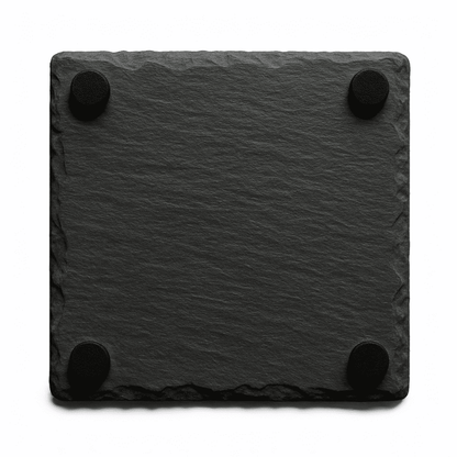 Schieferuntersetzer mit Gravur