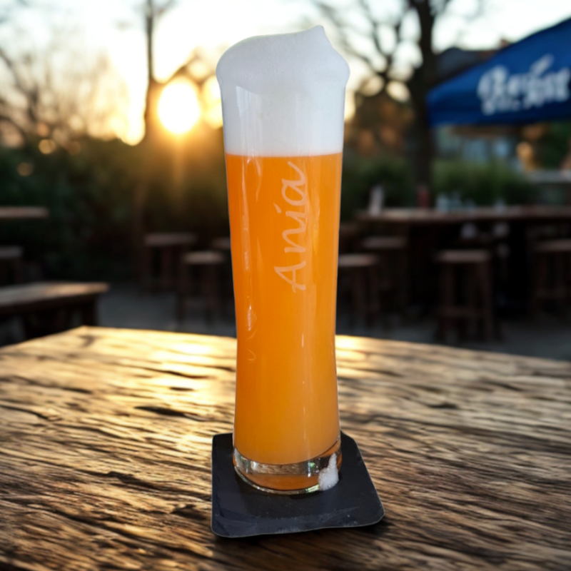 Weizenglas mit Gravur