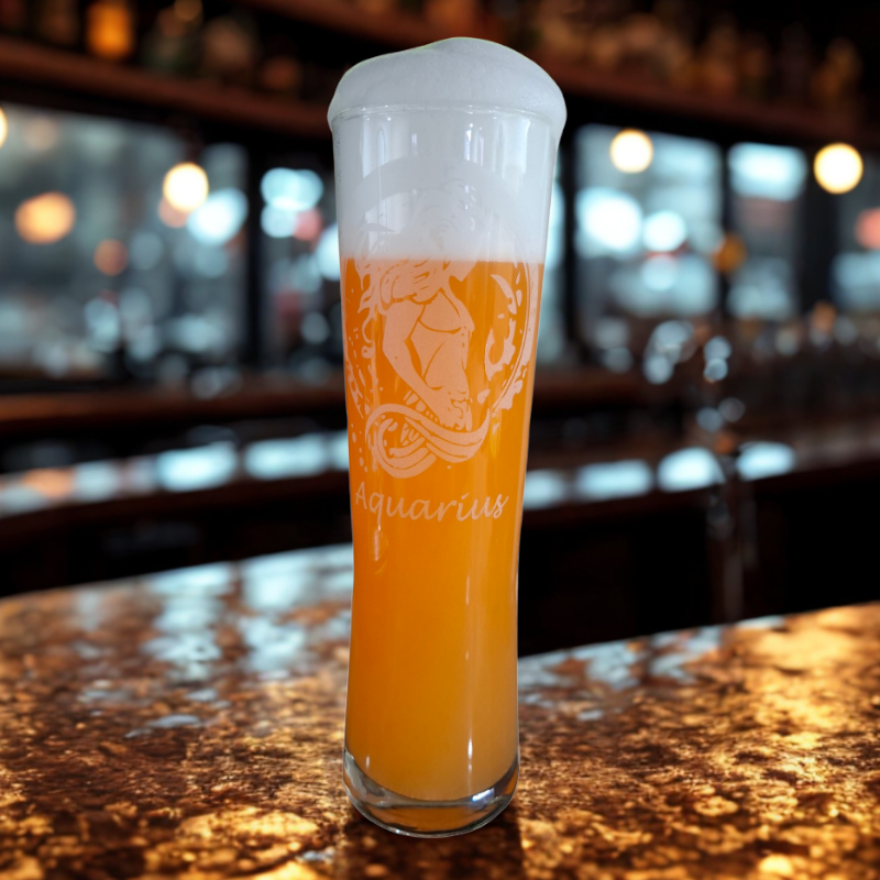 Weizenglas mit Gravur