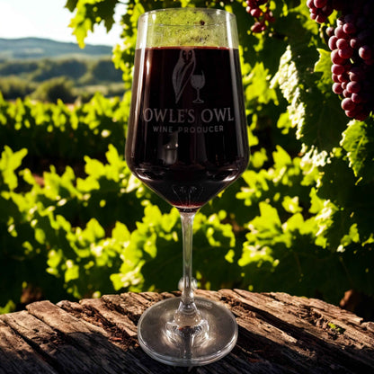 Weißweinglas mit individueller Gravur